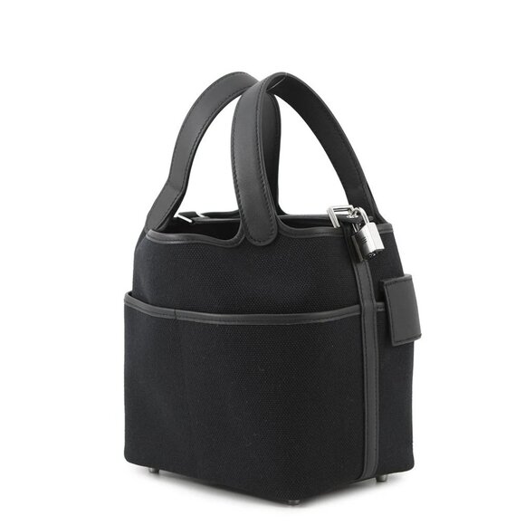 HERMES Picotin Lock Cargo Size PM Towar Goeran/Swift Leather Black - Picture 2 of 11